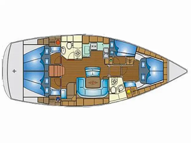Bavaria 46 - [Layout image]