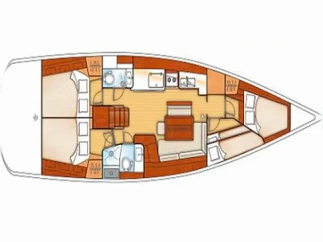 Oceanis 46 - [Layout image]