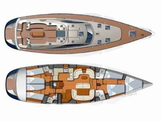 Sun Odyssey 54DS - [Layout image]