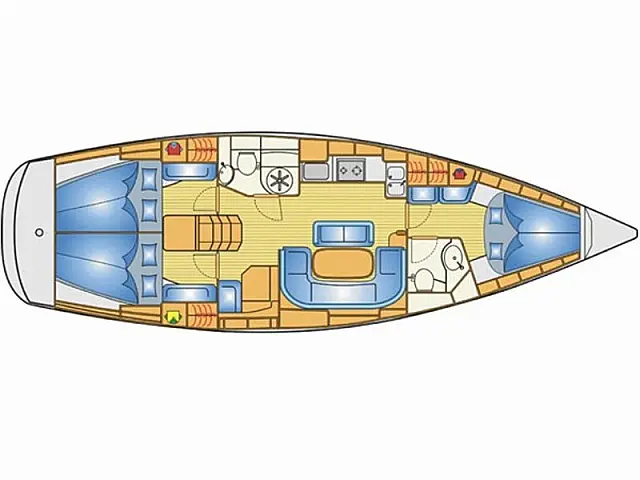 Bavaria 40 Cruiser S - [Layout image]