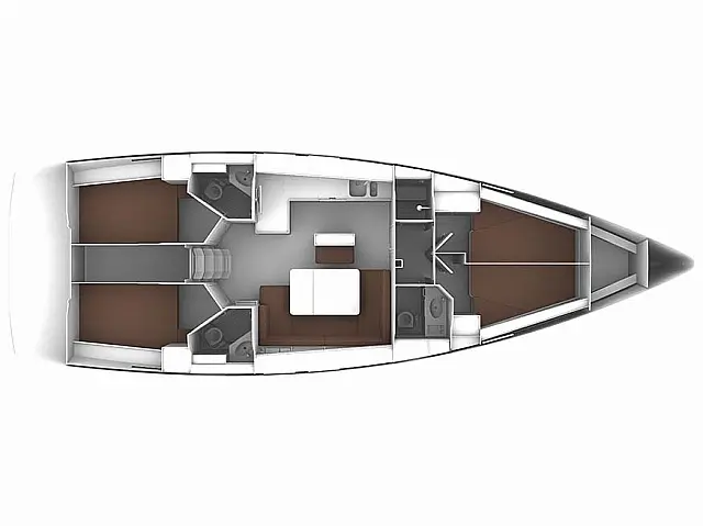 Bavaria Cruiser 46 - [Layout image]