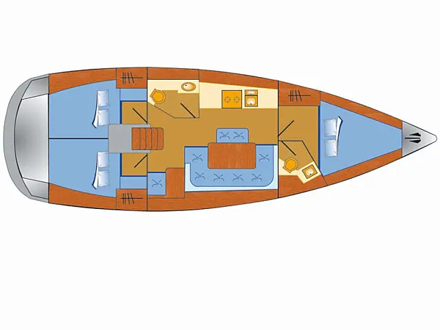 Bavaria Cruiser 41 - [Layout image]