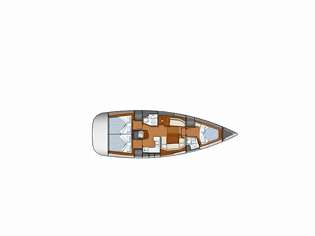 Sun Odyssey 42 i - [Layout image]