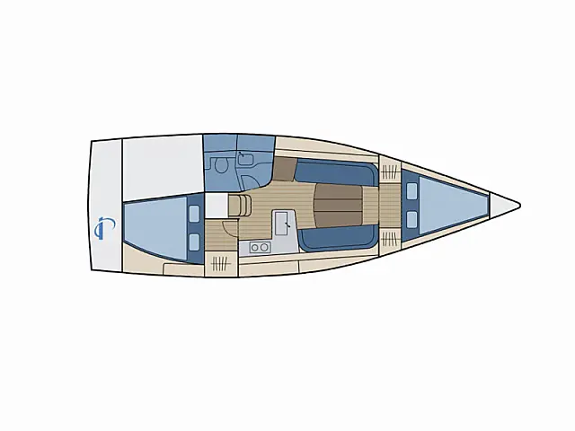 Dehler 34 - [Layout image]