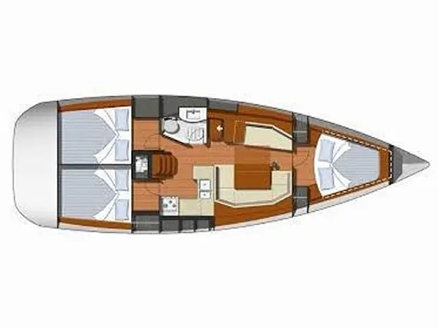Bavaria 37 Cruiser - [Layout image]