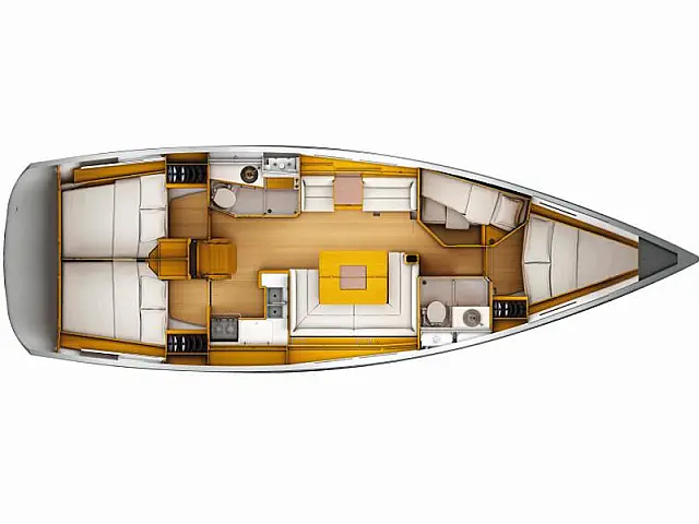 Sun Odyssey 449 - [Layout image]