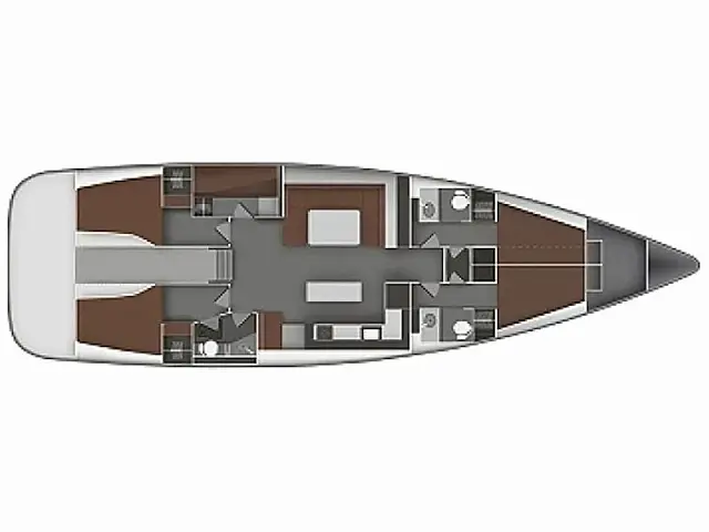 Bavaria 55 Cruiser - [Layout image]