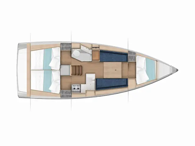 Sun Odyssey 350 - [Layout image]