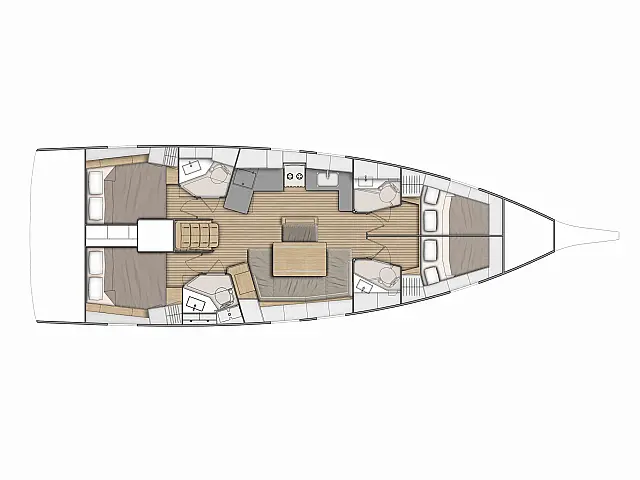 Oceanis 46.1 - [Layout image]