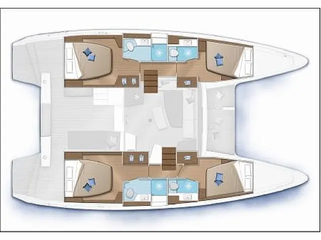 Lagoon 46 - [Layout image]