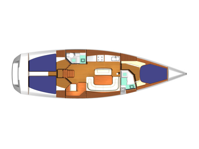 Dufour 425 - [Layout image]