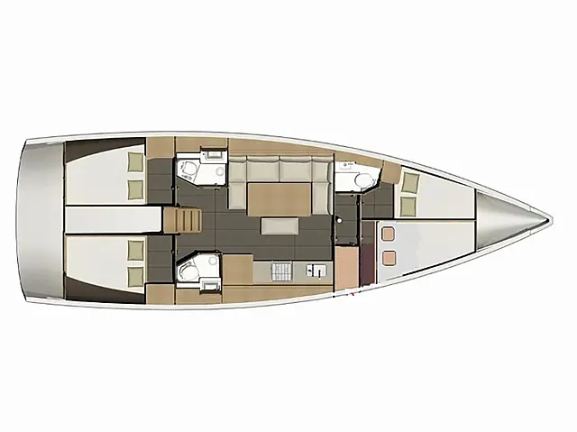 Dufour 460 Grand Large - [Layout image]