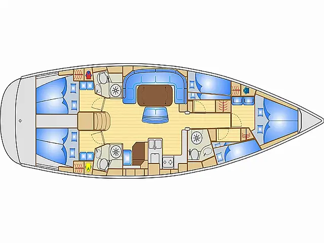 Bavaria 50 Cruiser - [Layout image]