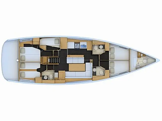 Jeanneau 54 - [Layout image]