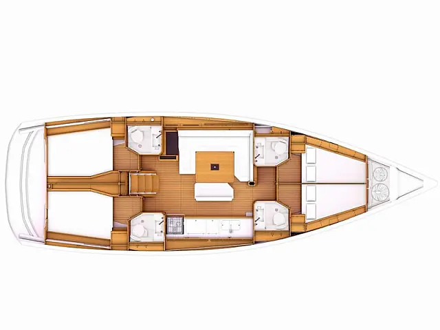 Sun Odyssey 479 - [Layout image]