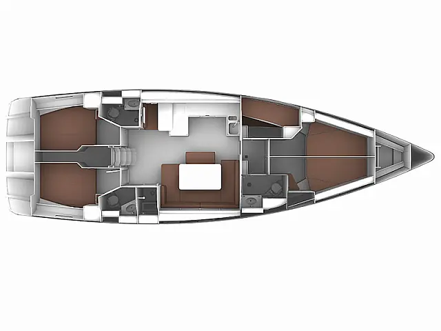 Bavaria Cruiser 51 - [Layout image]
