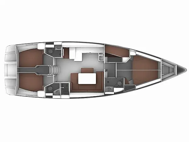Bavaria Cruiser 51 - [Layout image]