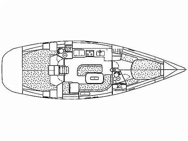Oceanis 440 - [Layout image]