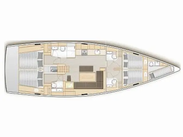 Hanse 508 - [Layout image]