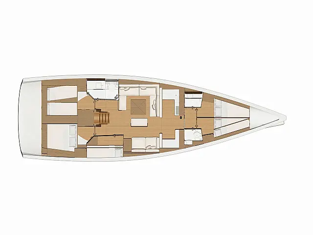 Dufour 520 GL - [Layout image]