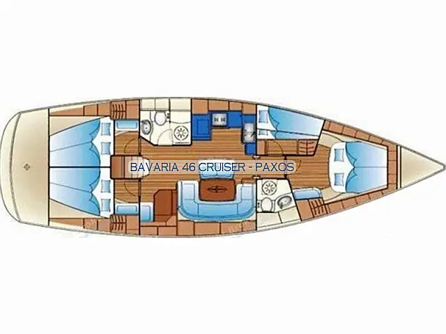 Bavaria 46 Cruiser - [Layout image]