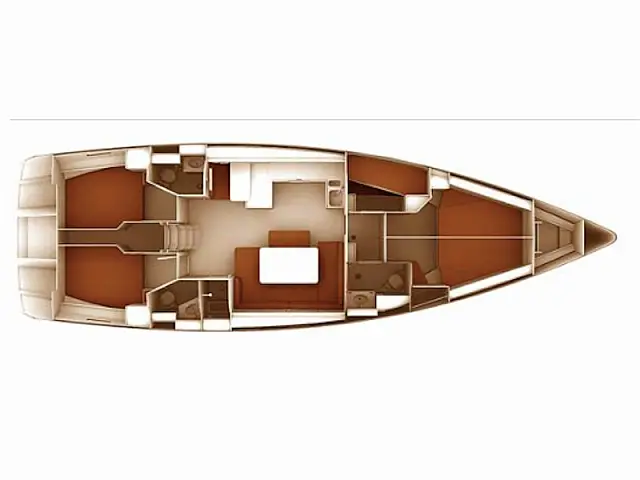 Bavaria Cruiser 51  - [Layout image]