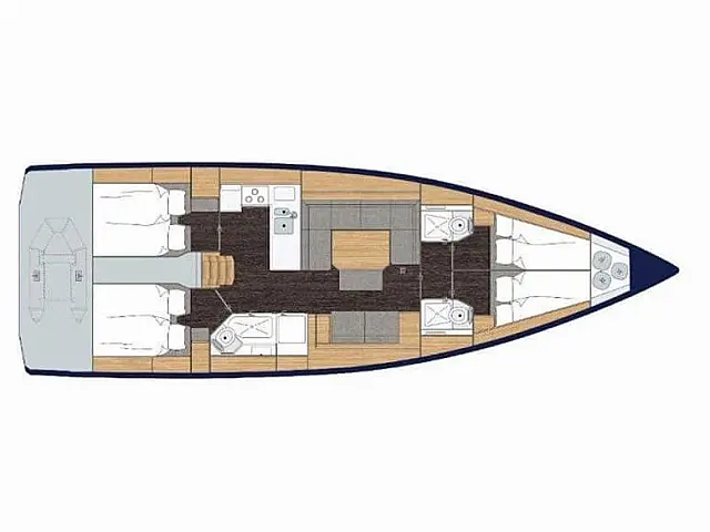 Bavaria Cruiser 45 - [Layout image]