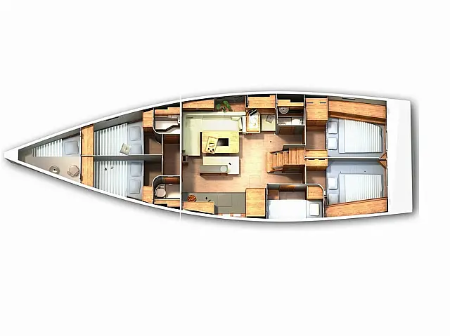 Hanse 505 - [Layout image]