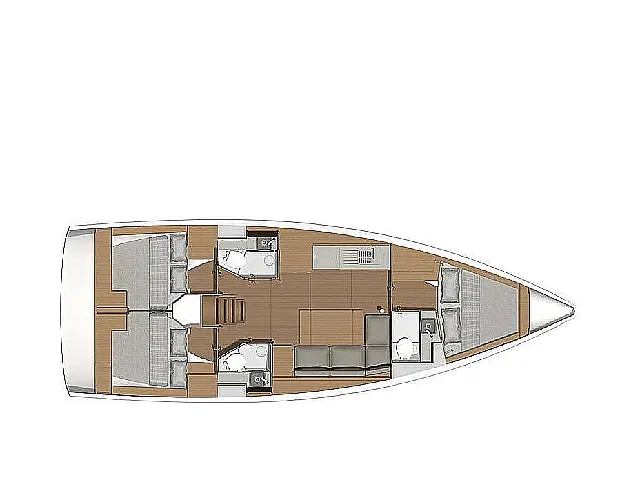 Dufour 390 Grand Large - [Layout image]