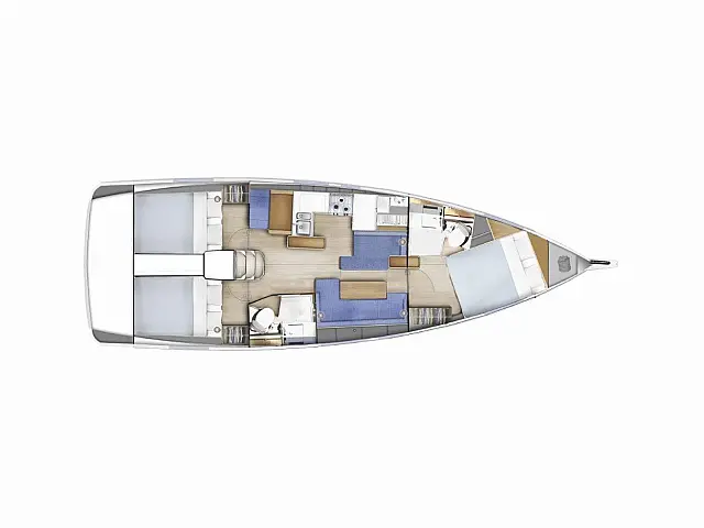 Sun Odyssey 410 - [Layout image]