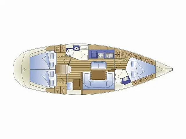Bavaria 41 - [Layout image]