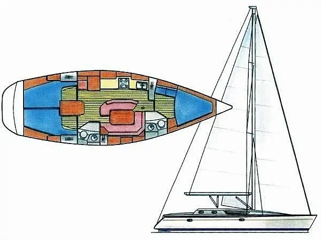 Sun Odyssey 42.2 - [Layout image]