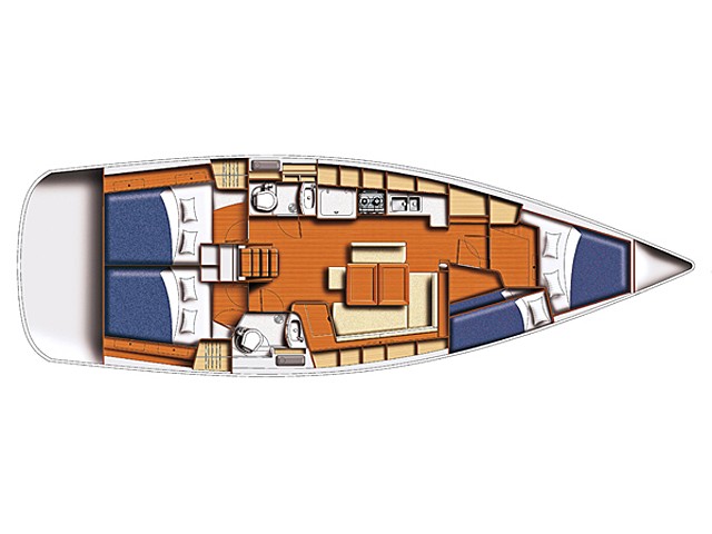 Oceanis 43 - [Layout image]