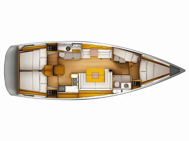 Sun Odyssey 439 - [Layout image]