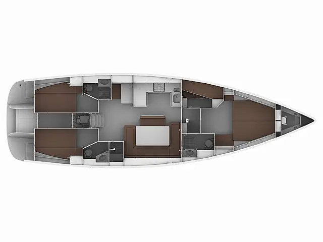 Bavaria 50 Cruiser - [Layout image]