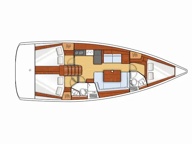 Oceanis 41 - [Layout image]