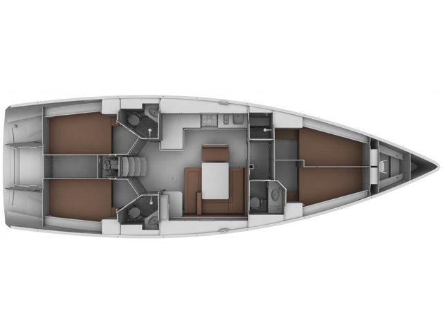Bavaria 45 BT '11 - [Layout image]