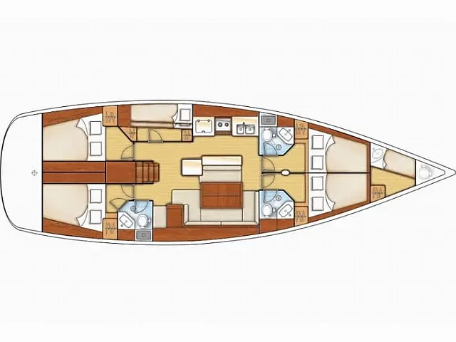 Oceanis 50 - [Layout image]