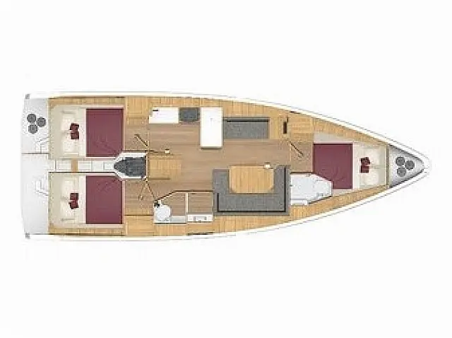 Bavaria C38 - [Layout image]