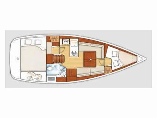 Oceanis 31 - [Layout image]