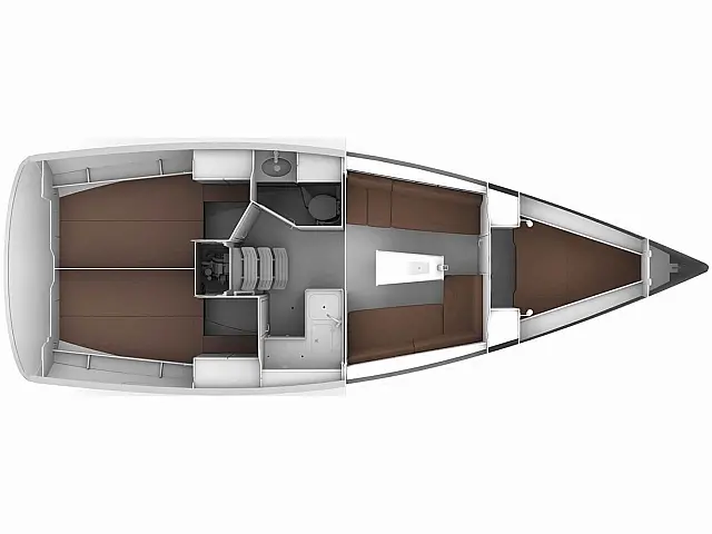 Bavaria 34 - [Layout image]