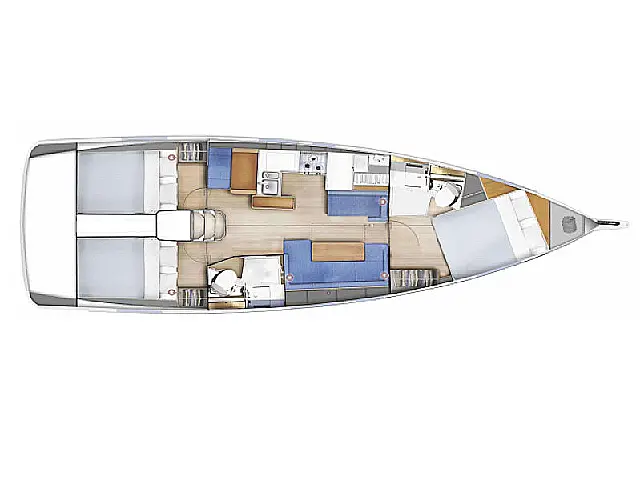 Sun Odyssey 410 - [Layout image]