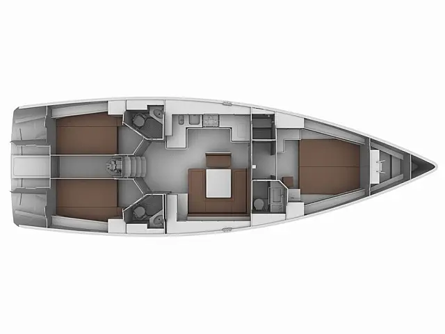 Bavaria Cruiser 45 - [Layout image]