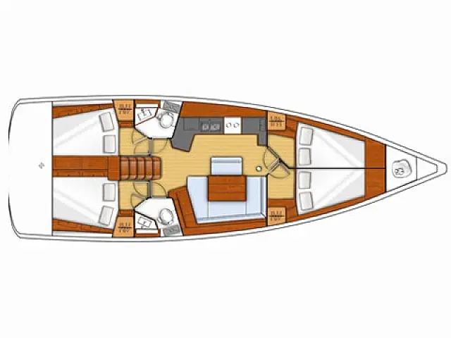 Oceanis 45 - [Layout image]
