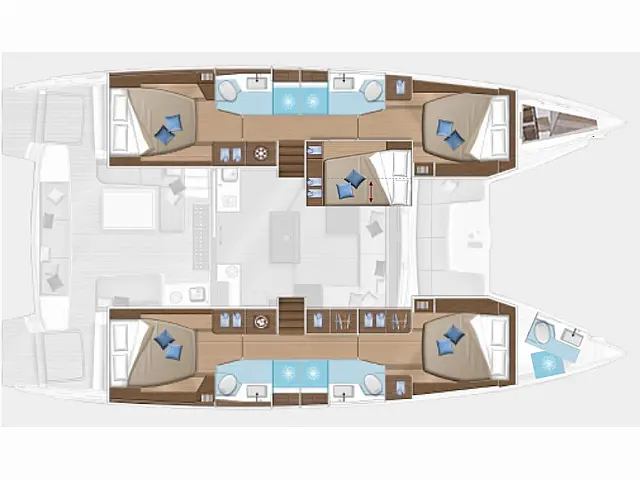 Lagoon 50 - [Layout image]