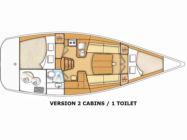 Beneteau First 35 - [Layout image]