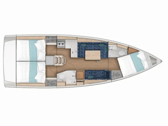 Sunsail 38.0 - [Layout image]
