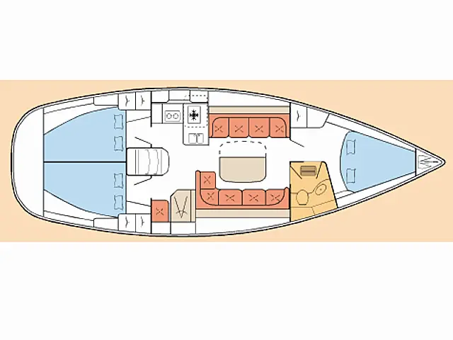 Bavaria 37 Cruiser - [Layout image]