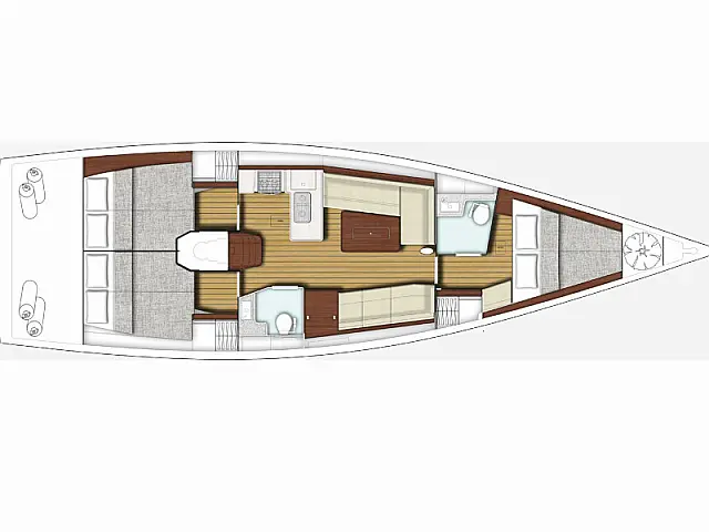 X-Yachts Xp44 - [Layout image]