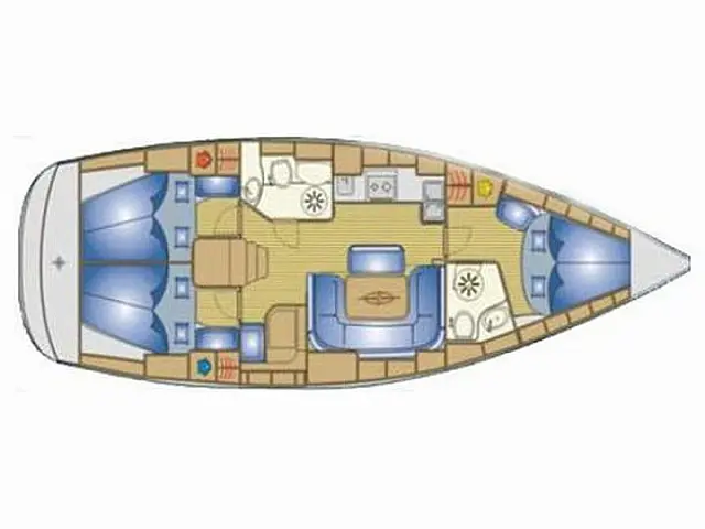 Bavaria 39 Cruiser - [Layout image]